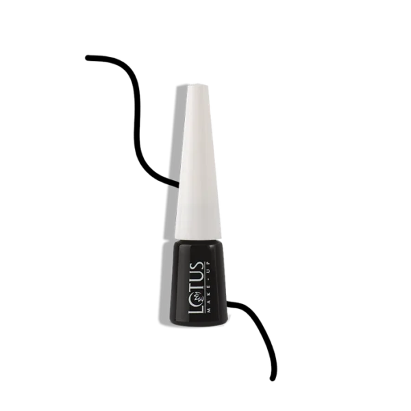 Lotus Color Kick Insta-Shine Eye Liner - Intense Black For Women