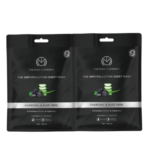 The Man Company Anti-Pollution Sheet Mask (Multi Packs)